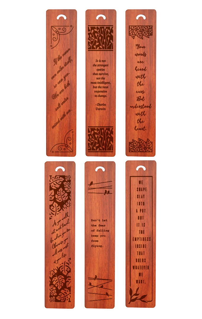 Wood Bookmark - Personalized Bookmark - Custom Bookmark - Personalized –  Nate's Woodshop