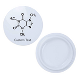 2Pcs Ceramic Mug Lids – Customizable, Fits Mug with Outside Diameter 3.25 Inch