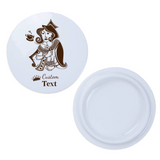 2Pcs Ceramic Mug Lids – Customizable, Fits Mug with Outside Diameter 3.25 Inch