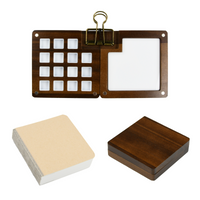 Personalized 15 Grids Watercolor Mini Palette Travel Set (Engraving Option)