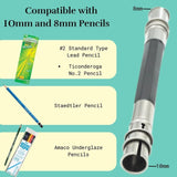 Custom Pencil Extender/Holder Double-Ended with Name (fits 8-10mm pencils)