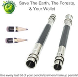 Custom Pencil Extender/Holder Double-Ended with Name (fits 8-10mm pencils)