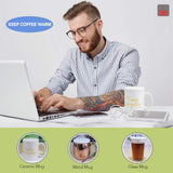 2Pcs Ceramic Mug Lids – Customizable, Fits Mug with Outside Diameter 3.25 Inch