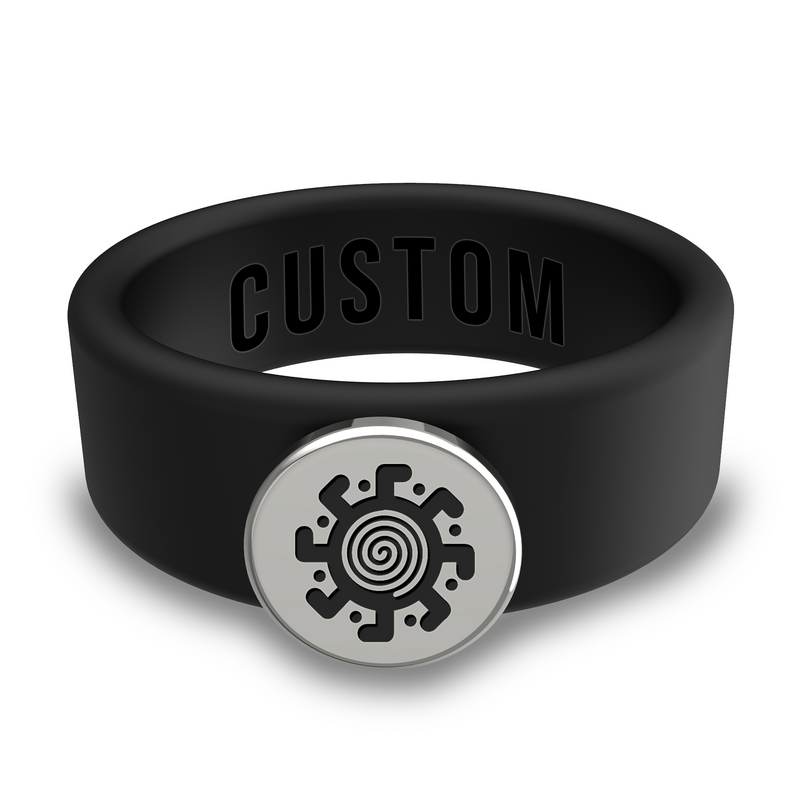 WildFire Silicone Beveled Ring w/ Removable Stainless Steel Plate - PATENTED