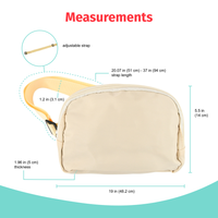 PRINT SUPREMACY Belt Bag with Patches Crossbody Belt Bag