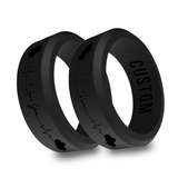 WildFire 2Pcs I Love You I Know Wedding Silicone Ring