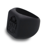 WildFire Cathedral Window Chunky Square Signet Statement Ring