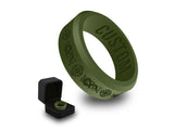 WildFire Celtic Warrior Shield Silicone Ring + Ring Box