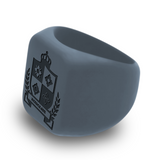 WildFire Family Crest Chunky Square Signet Statement Ring