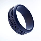 WildFire US Army Flag Engraved Beveled Silicone Ring