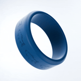WildFire Trout Fish Engraved Beveled Silicone Ring
