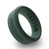 WildFire Diamond 1 Engraved Beveled Silicone Ring