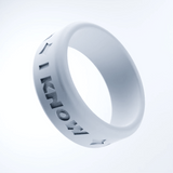 WildFire 2Pcs I Love You I Know Wedding Silicone Ring