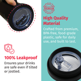 40 Oz Tumbler Leak Proof Flip Straw Lid Replacement for Stanley Quencher