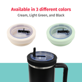 40 Oz Tumbler Leak Proof Flip Straw Lid Replacement for Stanley Quencher