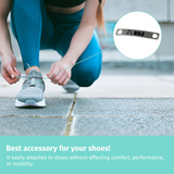 Custom Engraved 2Pcs Metal Shoe Tag, 301 Stainless steel