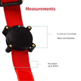 Custom Engraved IP68 ABS Waterproof Airtag Dog Cat Collar Holder