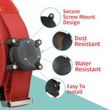 Custom Engraved IP68 ABS Waterproof Airtag Dog Cat Collar Holder
