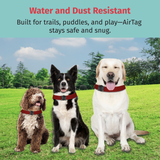 Custom Engraved IP68 ABS Waterproof Airtag Dog Cat Collar Holder
