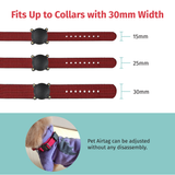 Custom Engraved IP68 ABS Waterproof Airtag Dog Cat Collar Holder