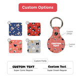 Personalized Airtag Holder with Pet Pattern Designs