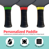 Custom 1Pc Pickleball Paddle Silicone Band on Racket Racquetball Paddle for Pickleball Lovers