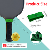 Custom 1Pc Pickleball Paddle Silicone Band on Racket Racquetball Paddle for Pickleball Lovers
