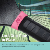 Custom 1Pc Pickleball Paddle Silicone Band on Racket Racquetball Paddle for Pickleball Lovers