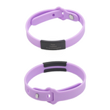 Adjustable Medical Silicone Band Bracelet with 304 Stainless Steel ID Tag (Available in 4 Colors)