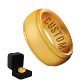 WildFire Beveled Silicone Ring