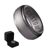 WildFire Beveled Silicone Ring