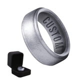 WildFire Beveled Silicone Ring