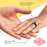 Interchangeable Custom 316 Stainless Steel Round Ring Plate for Silicone Beveled Rings - PATENTED