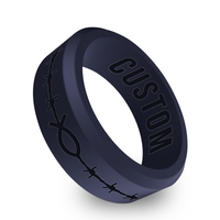 WildFire Barbwire Ikthus Silicone Ring