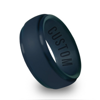 WildFire Beveled Silicone Ring