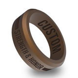 WildFire Affirmation Mantra Silicone Ring