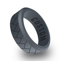 WildFire Braided Wedding Silicone Ring