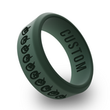 WildFire Halloween 1 Engraved Beveled Silicone Ring