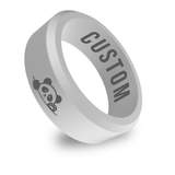 WildFire Cute Panda Animal Engraved Beveled Silicone Ring