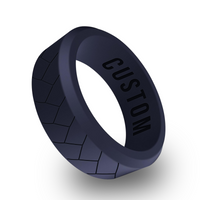 WildFire Braided Wedding Silicone Ring