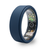 1PC Smart Ring Health Tracker with Silicone Cover- Sleep, Heart Rate, SpO2 & Blood Pressure
