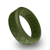 WildFire Braided Wedding Silicone Ring