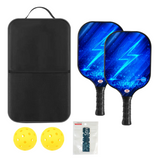 Custom USAPA Pickleball Set w/ Bag, 2pcs Balls & Paddle, and Protection Edge Tape