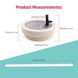 40 Oz Tumbler Leak Proof Flip Straw Lid Replacement for Stanley Quencher