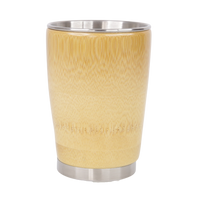 Stainless Steel & Bamboo Cup