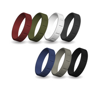 WildFire Square Silicone Ring