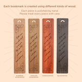 Personalized Text Bookmark (6 Designs)