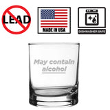 "May Contain Alcohol" Shot Glass