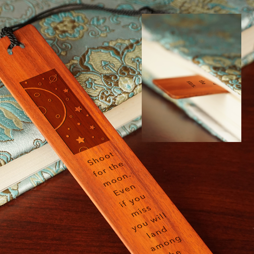 "Shoot For The Moon" Bookmark