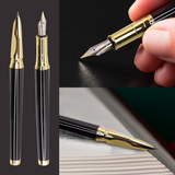 Stainless Steel Cartridge Fountain Pen (0.35mm Extra Fine, 0.5mm Fine)